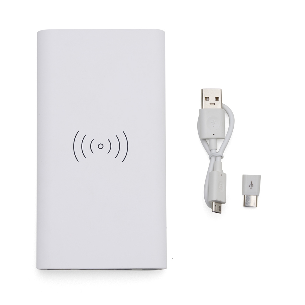 POWER BANK COM CARREGAMENTO VIA INDUÇÃO