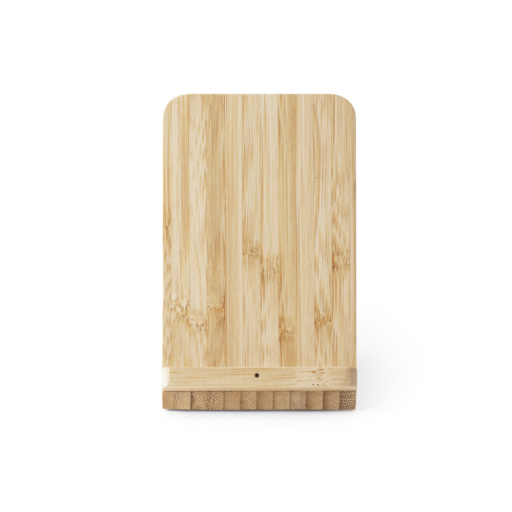 LEAVITT II. Carregador wireless em bambu