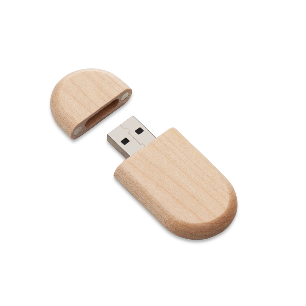 PEN DRIVE ECOLÓGICO OVAL 8GB