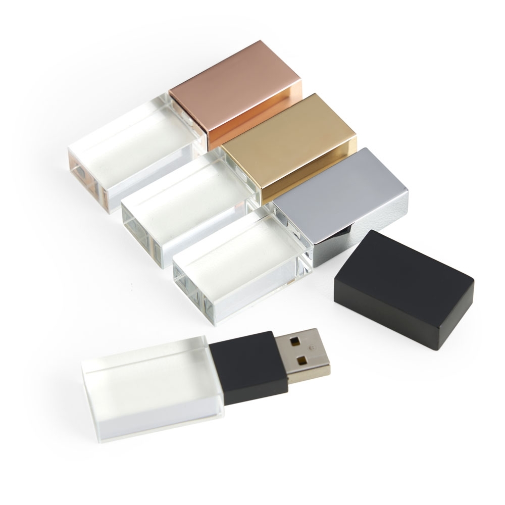 PEN DRIVE VIDRO 4 GB