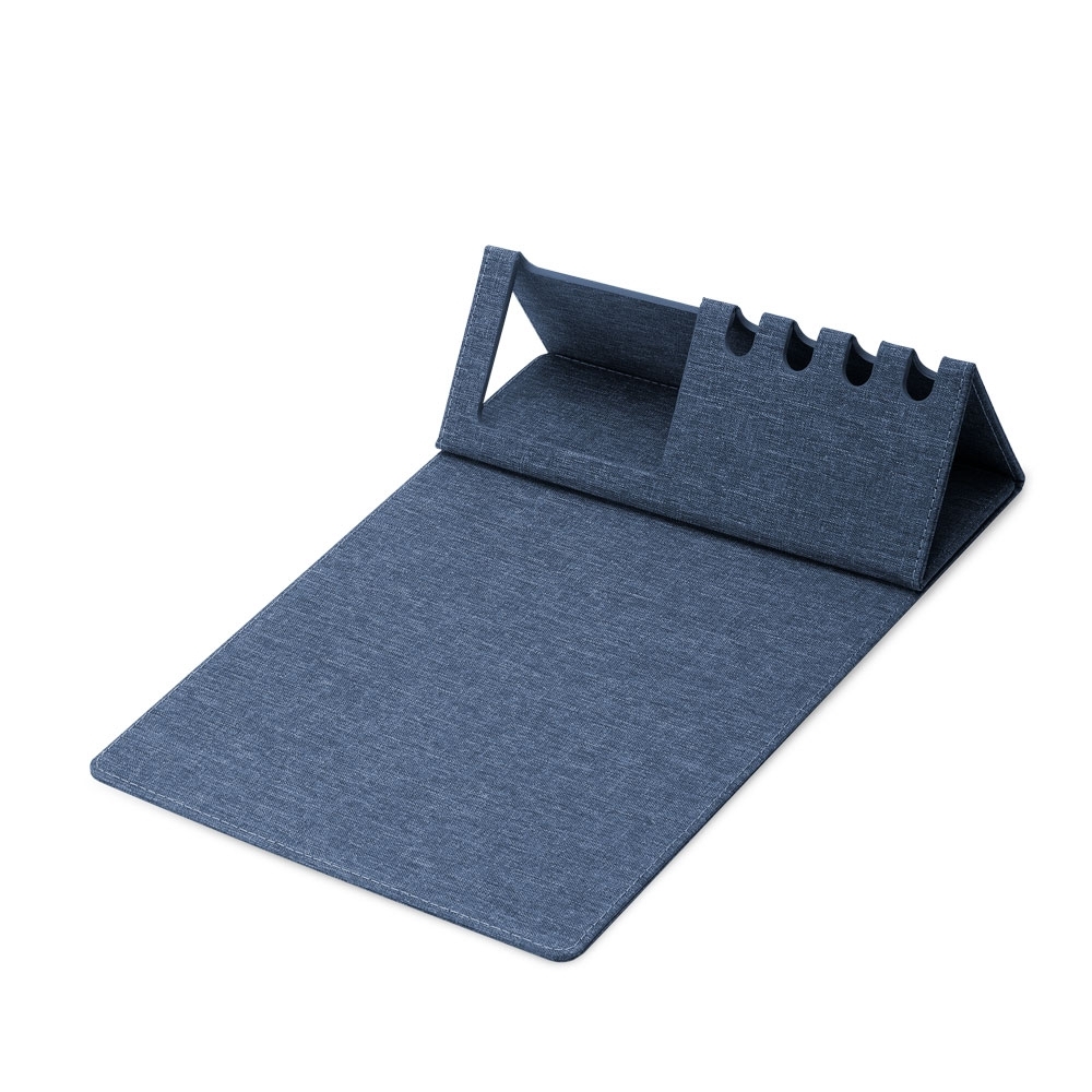 MOUSE PAD COM SUPORTE CELULAR E CANETAS